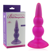 Фиолетовая анальная пробка Bulbs Probe - 12,2 см. - 0