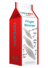 Набор из трех анальных втулок Finger Rimmer - 2