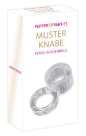 Прозрачное кольцо для пениса и мошонки MusterKnabe - 3