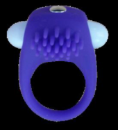 Фиолетовое эрекционное виброкольцо Yi Lian - 0