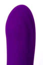 Фиолетовый ротатор с клиторальным стимулятором YUM - 21 см. - 10