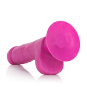 Розовый вибратор Shower Stud Ballsy Dong на присоске - 12,75 см. - 6
