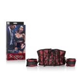 Корсет с наручниками Scandal Corset with Cuffs - 0