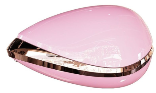 Розовый мембранный клиторальный стимулятор K-King - 0