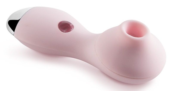 Нежно-розовый мембранный стимулятор клитора Polly - 13,3 см. - 1