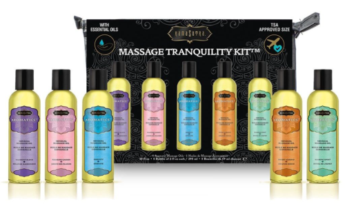 Набор массажных масел Massage Tranquility Kit - 0