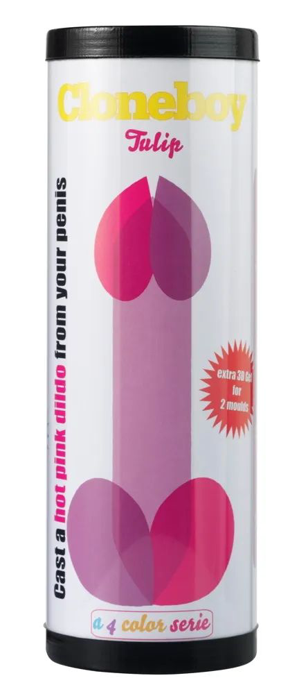 Набор для создания слепка пениса Cloneboy Tulip Hot Pink - 0