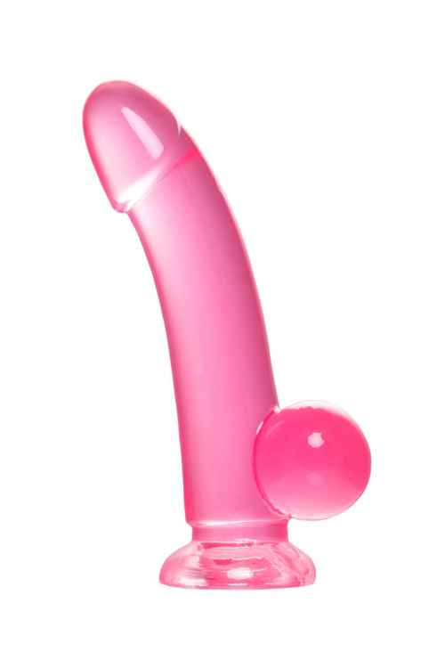 Розовый реалистичный фаллоимитатор Fush - 18 см. - 0