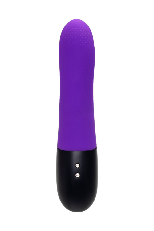 Фиолетовый ротатор «Дрючка-заменитель» с функцией нагрева - 18 см. - 4