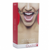 Красный расширяющий кляп Hook Gag - 1