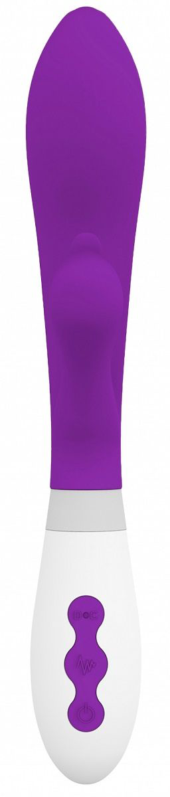 Фиолетовый вибратор-кролик Agave - 23,1 см. - 3