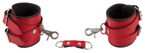 Красный комплект БДСМ-аксессуаров Harness Set - 6