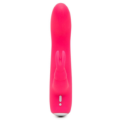 Розовый вибратор-кролик Rechargeable Mini Rabbit Vibrator - 15,2 см. - 1