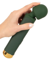 Зеленый wand-вибромассажер Luxurious Wand Massager - 22,2 см. - 1