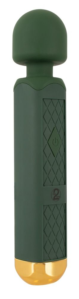 Зеленый wand-вибромассажер Luxurious Wand Massager - 22,2 см. - 0