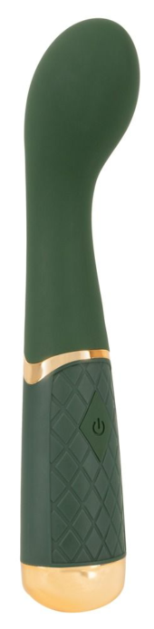 Зеленый стимулятор точки G Luxurious G-Spot Massager - 19,5 см. - 0