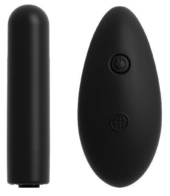 Черные трусики Remote Lace Peek-a-Boo S-M-L с вибрацией и анальным стимулятором - 6
