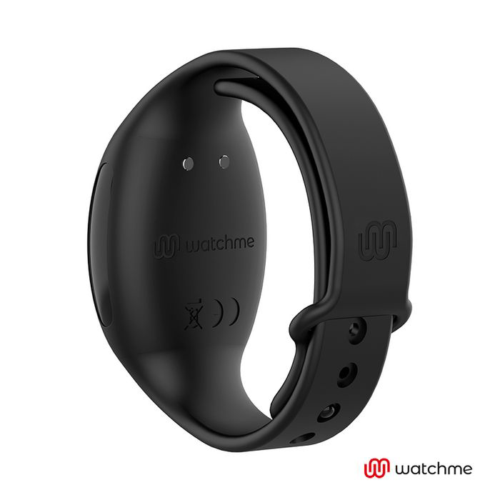 Черный вибратор с пультом-часами Anne s Desire Curve G-Spot Vibe Wireless Watchme - 20,5 см. - 7