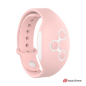 Розовое виброяйцо с нежно-розовым пультом-часами Wearwatch Egg Wireless Watchme - 4