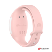 Розовое виброяйцо с нежно-розовым пультом-часами Wearwatch Egg Wireless Watchme - 5