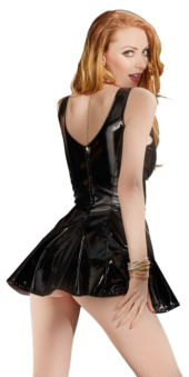 Сексуальное мини-платье с расклешенной юбкой - 1