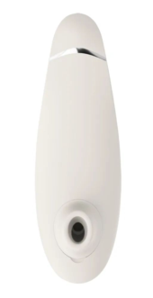 Светло-серый клиторальный стимулятор Womanizer Premium 2 - 1