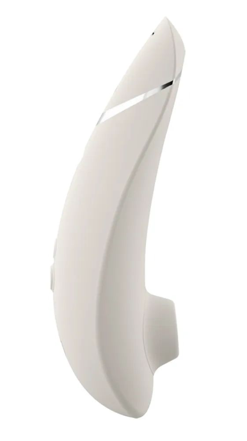 Светло-серый клиторальный стимулятор Womanizer Premium 2 - 2