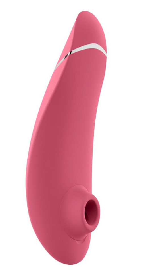 Розовый клиторальный стимулятор Womanizer Premium 2 - 0