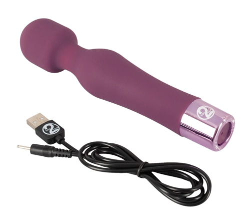 Фиолетовый жезловый вибратор Wand Vibe - 18,4 см. - 3
