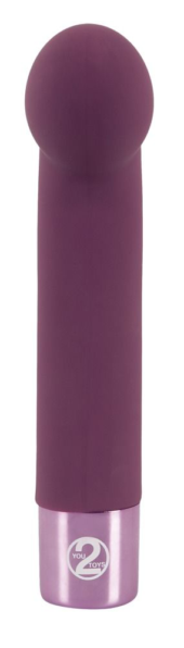 Фиолетовый G-стимулятор с вибрацией G-Spot Vibe - 16 см. - 1
