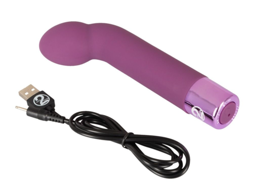 Фиолетовый G-стимулятор с вибрацией G-Spot Vibe - 16 см. - 4