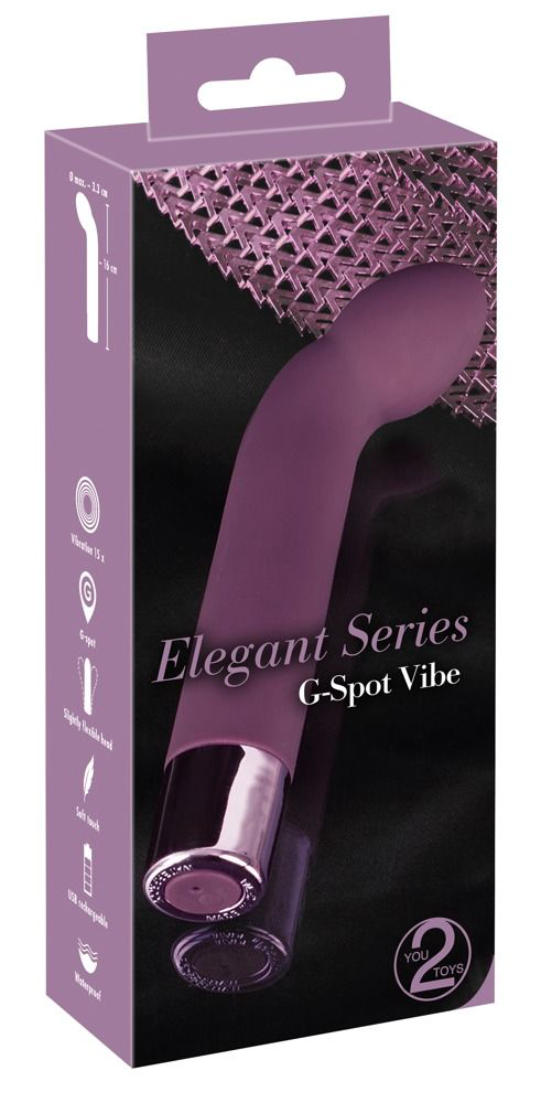 Фиолетовый G-стимулятор с вибрацией G-Spot Vibe - 16 см. - 5