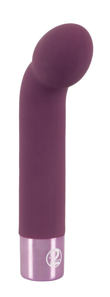 Фиолетовый G-стимулятор с вибрацией G-Spot Vibe - 16 см. - 0