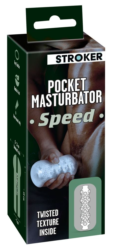 Прозрачный мастурбатор Pocket Masturbator Speed - 5