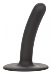 Черный силиконовый анальный стимулятор 7” Smooth Probe - 17,75 см. - 0
