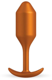 Пробка для ношения цветы бронзы B-vibe Snug Plug 2 - 11 см. - 0