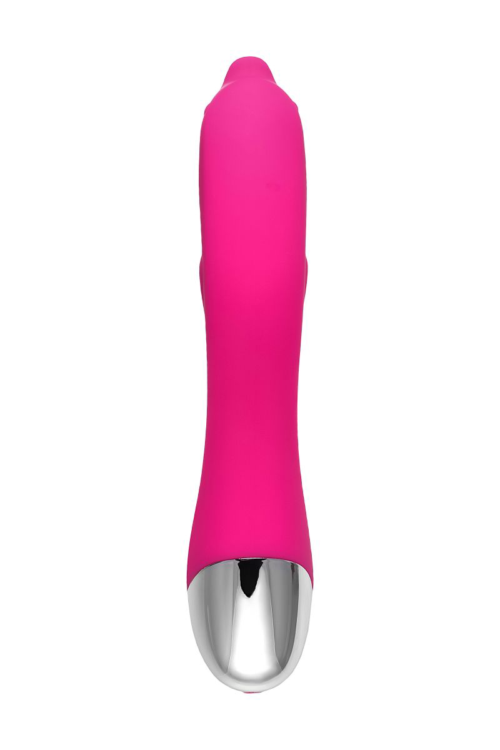 Розовый вибратор-кролик «Дрючка-Удовольствие» - 22 см. - 3