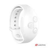 Розовое виброяйцо с белым пультом-часами Wearwatch Egg Wireless Watchme - 4