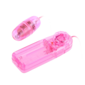 Розовое виброяйцо с выносным пультом - 3
