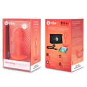 Оранжевая вибропробка для ношения B-vibe Snug Plug 1 - 10 см. - 5