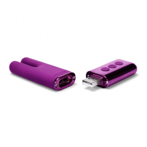 Фиолетовый двухмоторный мини-вибратор Le Wand Deux - 2