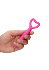 Набор розовых вагинальных расширителей с вибропулей Silicone Vaginal Dilator Set - 4