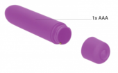 Набор фиолетовых вагинальных расширителей с вибропулей Silicone Vaginal Dilator Set - 4