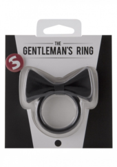 Черное эрекционное кольцо Gentlemans Ring - 1