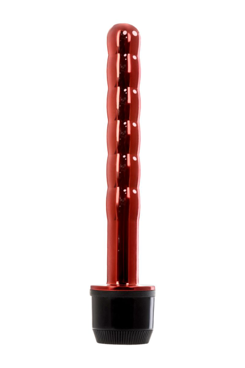 Классический вибратор TOYFA Trio Vibe красного цвета - 18 см. - 4