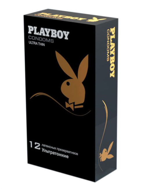 Ультратонкие презервативы Playboy Ultra Thin - 12 шт. - 0