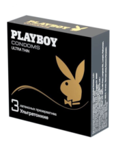 Ультратонкие презервативы Playboy Ultra Thin - 3 шт. - 0