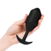 Черная вибропробка для ношения Vibrating Snug Plug 5 - 16,5 см. - 3
