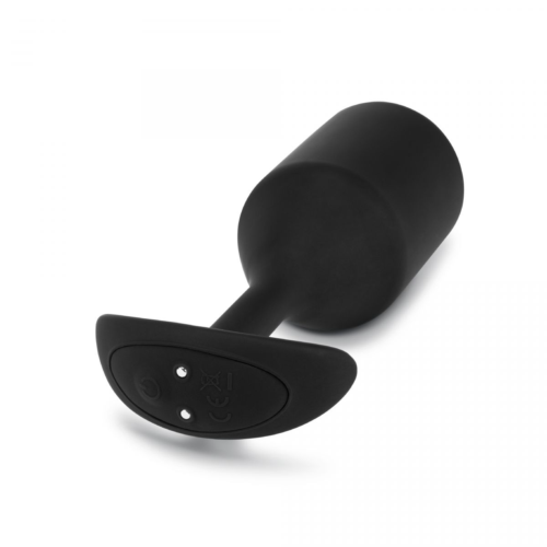 Черная вибропробка для ношения Vibrating Snug Plug 5 - 16,5 см. - 7