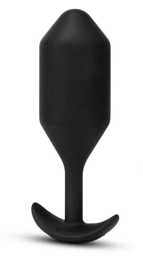 Черная вибропробка для ношения Vibrating Snug Plug 5 - 16,5 см. - 0